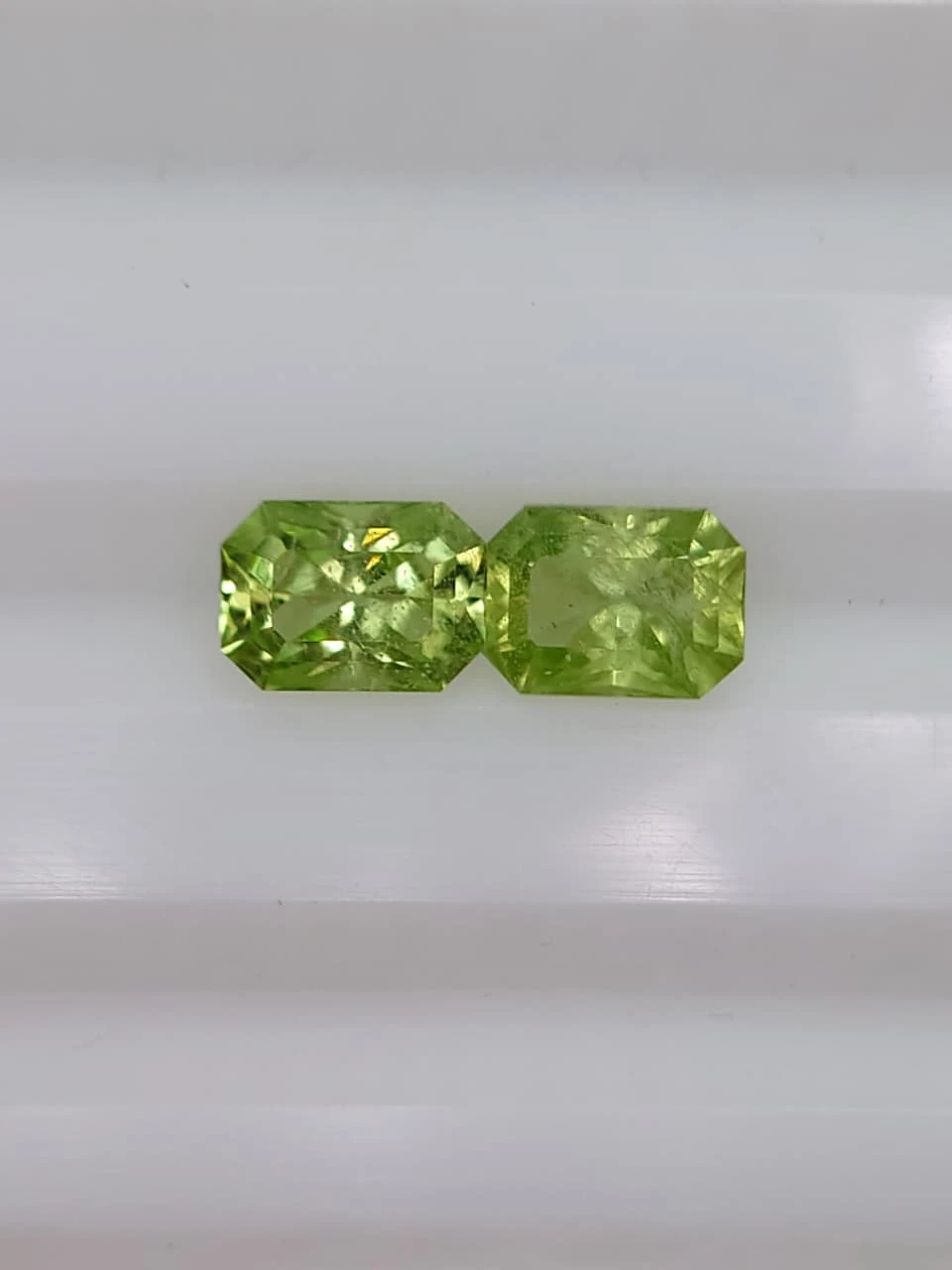 1.5ct Natural Peridot Pair from Pakistan — view 3